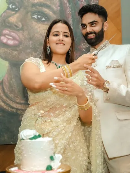 A candid moment during an engagement celebration. I am always looking for those unscripted interactions that reveal so much joy.