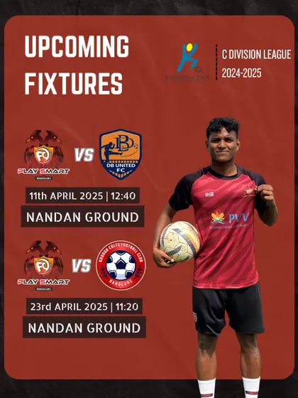 Upcoming fixtures for our C-Division league campaign. We are set for two exciting clashes at Nandan Ground.