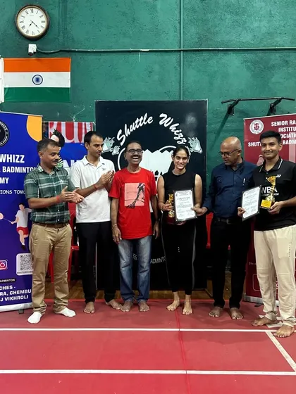 The winners and organizers of our in-house tournament. It's all about healthy competition and celebrating the sport together.