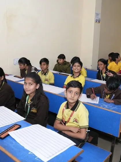 Students seated and ready for the competition to begin at one of our centers.