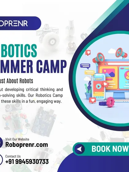 Our robotics camp isn't just about robots. It's about developing critical thinking and problem-solving skills in a fun, engaging way.