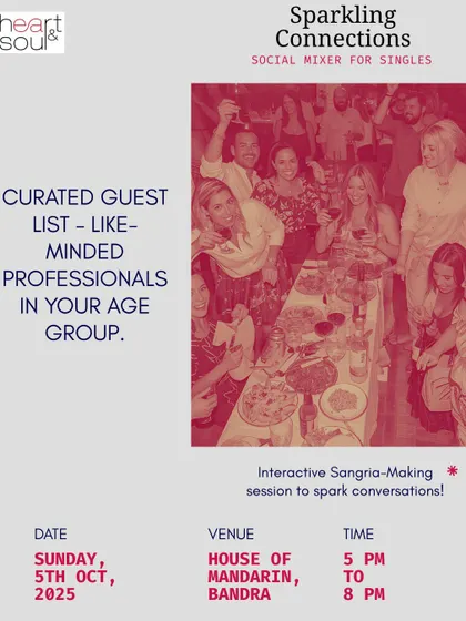 The promise of every event: a curated guest list of like-minded professionals in your age group. This ensures you're meeting people who are on the same page.