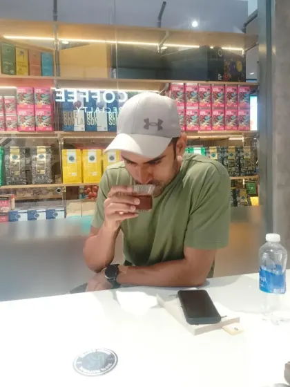 Exploring the specialty coffee scene in Vietnam. Tasting different coffees and experiencing other cultures helps me bring a global perspective to my own coffee farming and brewing practices in Coorg.