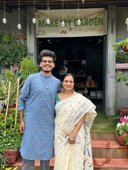 A fan moment for us. We were honored to host Abhinav from Create Your Taste, a talented DIY creator and artisan community builder, for a day of inspiring conversations at our nursery.