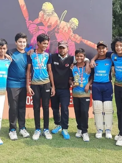 The victorious team after booking their place in the final. Moments like these build a strong team bond.