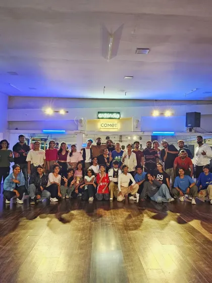 One more for the road. A final group shot from our Collab Series, filled with happy faces and great memories.