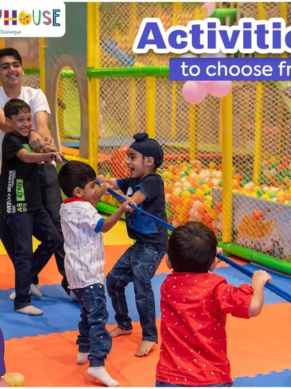 A game of tug-of-war in action! I offer a wide range of games and activities to choose from, ensuring your party is perfectly tailored to your child's interests.