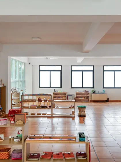 The uncluttered and organized layout of our classroom helps children develop a sense of order and makes it easy for them to find and put away their materials.