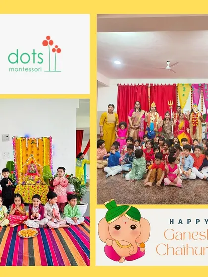 Our entire school community came together to celebrate Ganesh Chaturthi. These large group celebrations foster a wonderful sense of unity and shared joy.