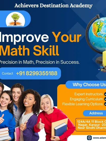 We are now in Govind Nagar, Kanpur! Our Vedic Maths classes are designed to improve your child's math skills, helping them perform quicker calculations and solve problems with confidence.
