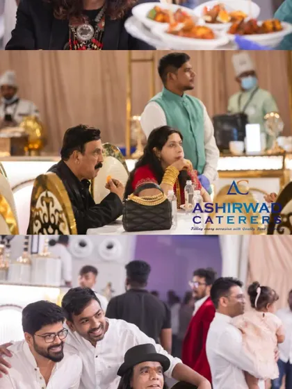 From celebrities to family, my goal is to make everyone feel pampered. These photos capture the joy and camaraderie around the dining tables at the event.
