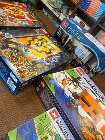 Our latest stash of Lego sets, including popular themes like Harry Potter and Minecraft, perfect for creative builders.