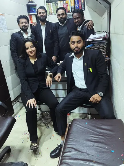 The team gathered in the chamber for a birthday celebration.
