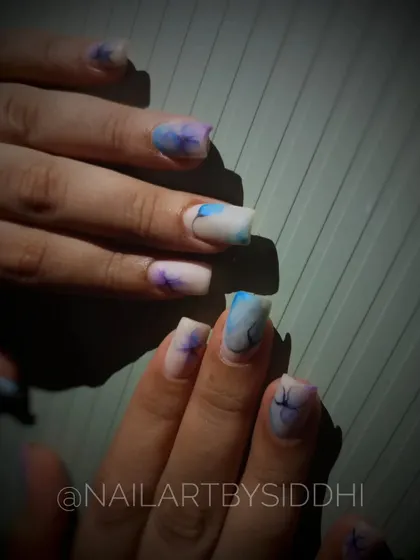 A beautiful abstract floral design, with soft, blended colors creating the impression of blossoms.