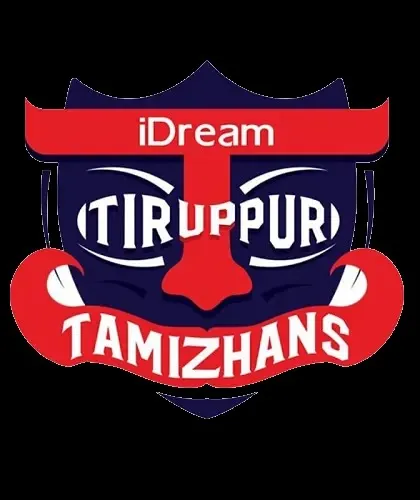 The logo of the iDream Tiruppur Tamizhans. I was excited to get started with this team for the TNPL 2025 season.