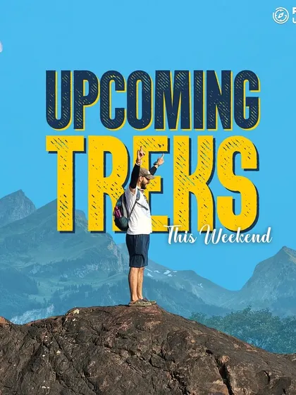A man stands on a peak, ready for the weekend adventure. Check out our upcoming treks and book your spot.