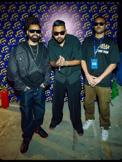 The core team. This picture shows the key members who help run the Gully Gang operation.