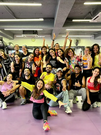 A floor full of talented instructors. It's always inspiring to dance and share energy with fellow ZIN members.