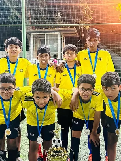Our Under-10 runners-up team at the All Star Super Cup. We are proud of their performance and fighting spirit.