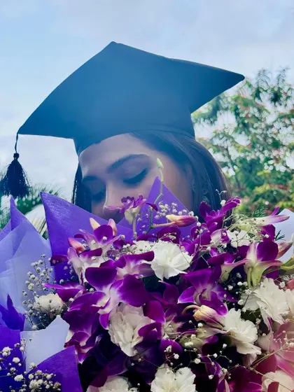 Taking a moment to soak it all in on graduation day. I am so grateful for the path that led me here and for the ability to share my knowledge with you.