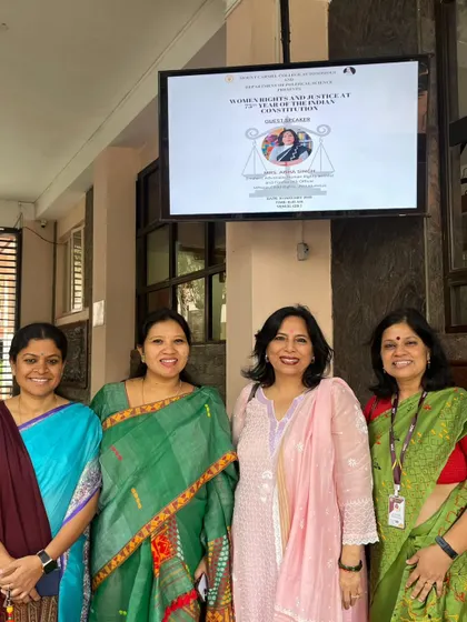 It was a pleasure to speak with the faculty at Mount Carmel College in Bengaluru. Engaging with educators is key to shaping a new generation that is aware of and committed to women's rights and constitutional values.