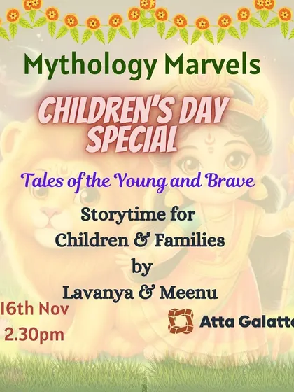 We celebrate Children's Day with special events like 'Mythology Marvels'. This storytelling session for families focuses on tales of the young and brave from our rich heritage.