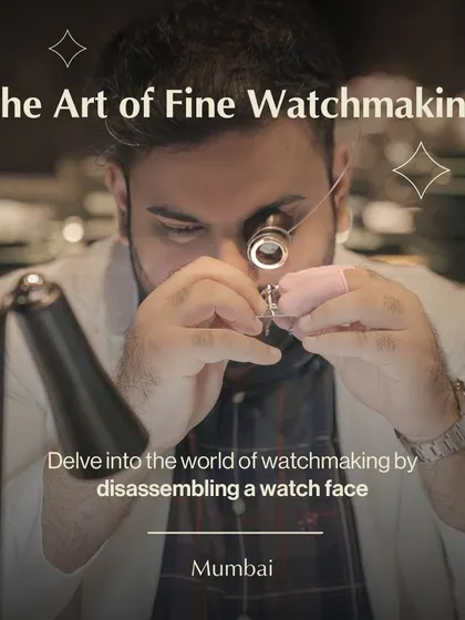 Delve into the world of fine watchmaking with a loupe to your eye and tweezers in hand. This workshop is a unique opportunity for watch enthusiasts to get a hands-on understanding of the intricate components that power a mechanical watch.