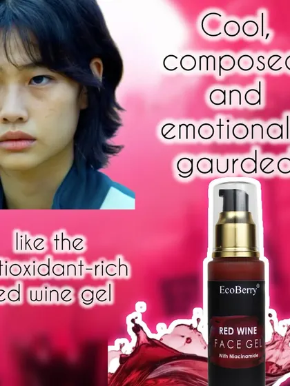 My antioxidant-rich Red Wine Gel is for those who are cool, composed, and emotionally guarded. It helps fight free radicals and slow down signs of aging.