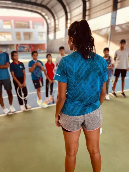 It was a privilege to spend time with these young players at the PBI Tennis Academy. I shared insights on how meditation and visualization have impacted my performance, and we talked about the journey of becoming a professional athlete. These sessions are incredibly meaningful to me.