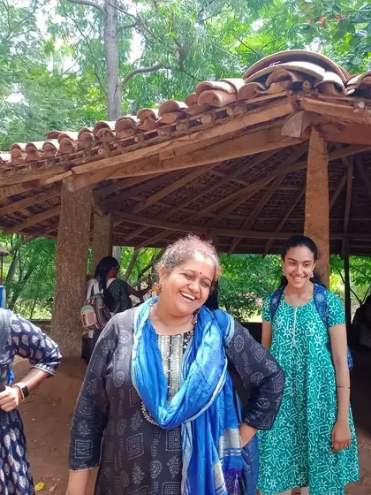 A field trip to Janapada Loka, the folk arts center, with my students. It's a place where my perspectives on folk traditions continue to evolve.