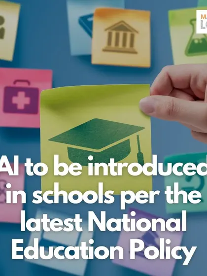 In response to the new National Education Policy, I've introduced an AI course for middle schoolers. This image signifies my commitment to keeping my curriculum current and providing students with the skills they need for the future.