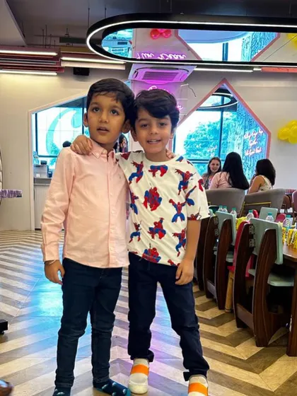 Friends make every celebration better. Our cafe and play area are set up to encourage interaction, making it a great place for kids to celebrate together.
