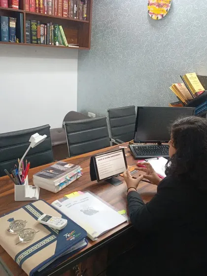 A view from my desk during an online workshop on the Sexual Harassment at Workplace Act. I ensure my virtual sessions are just as interactive and thorough as my in-person events, using technology to facilitate important discussions.