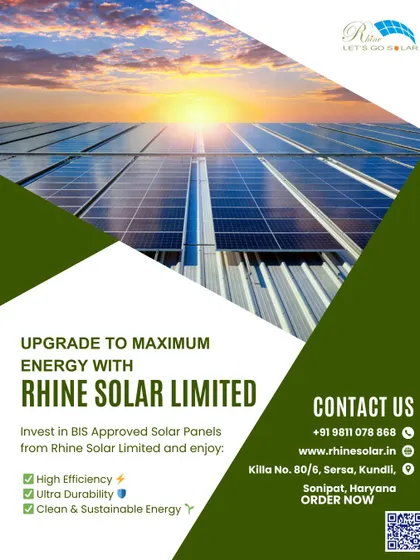 Our BIS approved solar panels are ideal for factory and warehouse rooftops, offering high efficiency and ultra durability for commercial use.