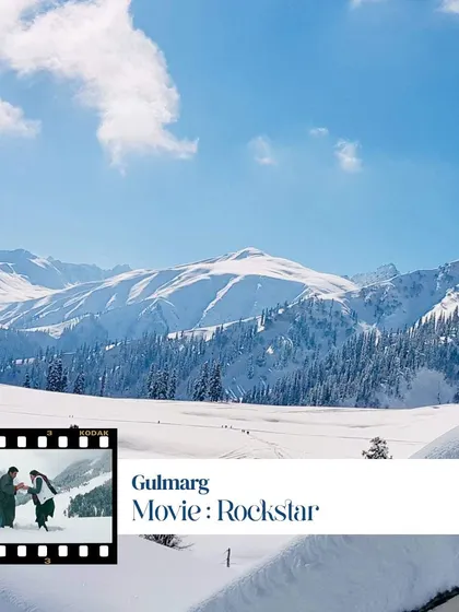 Live your Bollywood dream in Gulmarg, the location for the movie Rockstar. We can take you to the exact spots where you can recreate these iconic scenes in the snow.