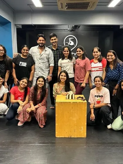 Celebrating a birthday in the studio with our students. These are the moments we cherish, when we all come together as one big family to share in each other's happiness.