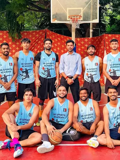 A proud team photo of our players in their IB Sports Academy jerseys. This is the squad, ready to learn, compete, and grow together.