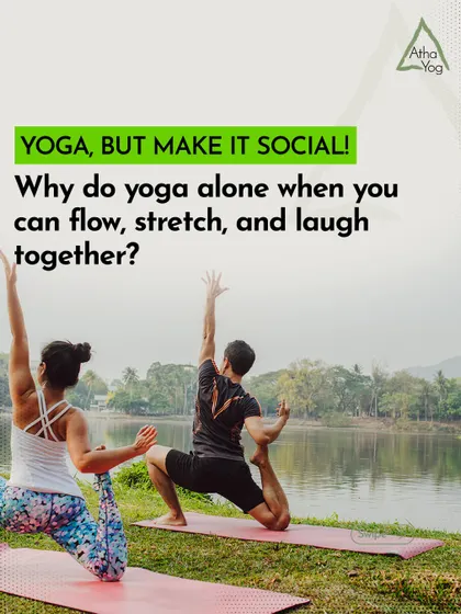 Why do yoga alone when you can flow, stretch, and laugh together? Our group classes blend movement with community, creating a supportive and fun environment for your practice.