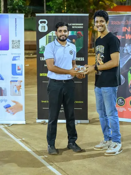 Thanking our junior official, Amar, for his role in making Hooplah '24 a success.