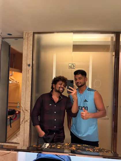 A thumbs-up from Musheer Khan.