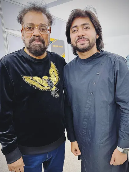 In Chennai with the legendary singer Hariharan ji. Working with him on his concert was an unforgettable experience.
