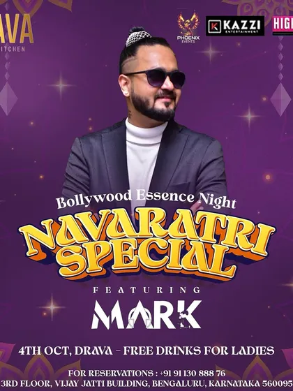 My Navaratri Special event poster for Drava. I make sure to create a festive atmosphere for all cultural celebrations.