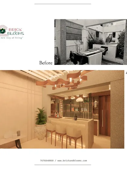 From a utility space to a stylish entertainment zone. Our design introduces a full-service bar with elegant lighting and finishes, completely reimagining the purpose of this terrace.