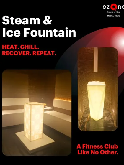 Recovery is as important as the workout. Our premium wellness spa facilities include a Steam and Ice Fountain to help you detox, recover, and rejuvenate after an intense session.