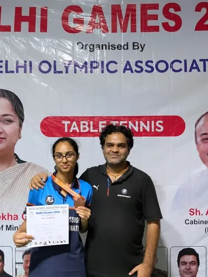 Another win at the Delhi Games 2025. Our player Shreya Limaye secured a Bronze Medal in the Women’s Category. Consistency is the key to success.