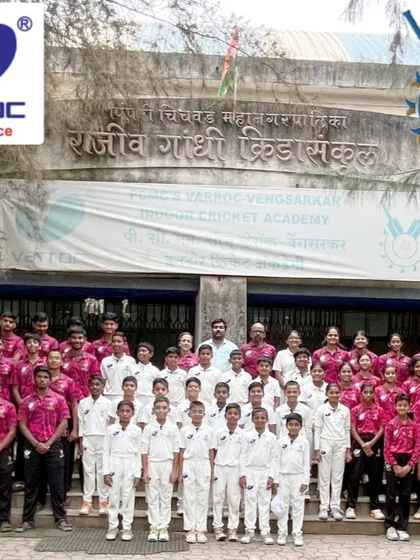 Our trainees at the Varroc Vengsarkar cricket academy celebrating India's Independence Day at our ground in Chinchwad, Pune.