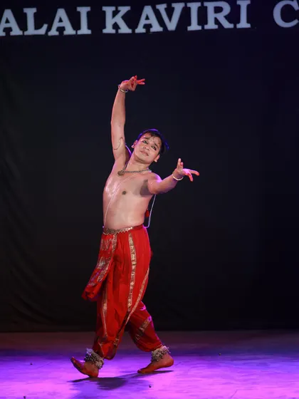 The grace and power of Bharatanatyam come together in this moment from "Shikhandi." It is a story that requires both masculine and feminine energies to be told truthfully.