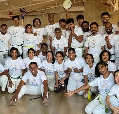 Another fantastic group shot from a Batizado weekend in Bangalore. The matching shirts symbolize our unity as a team and a family.