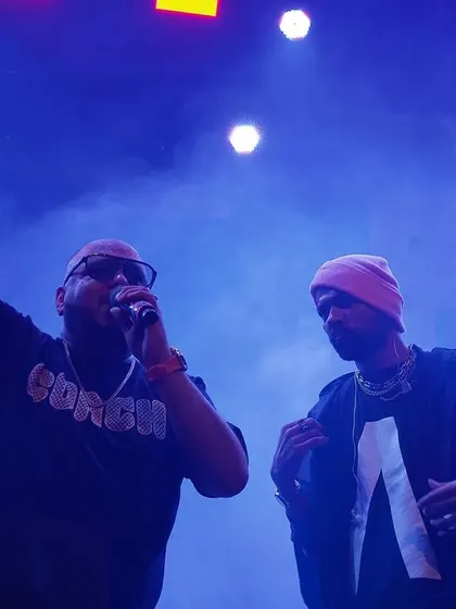 On stage in Toronto with the one and only Bohemia paaji. Sharing the stage with legends isn't just an honor, it's the kind of concert-level energy I bring to my own events.