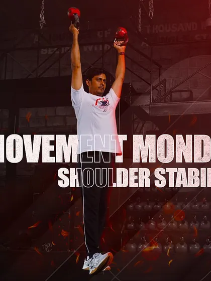 This Movement Monday focuses on shoulder stability. A stable shoulder acts as a robust anchor for all upper body movements, reducing injury risk and improving performance.